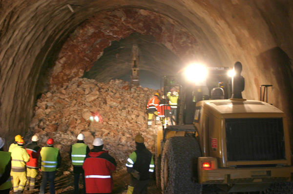 2008.02.16 - Probijena druga cijev tunela Hrasten na autocesti Rijeka-Zagreb